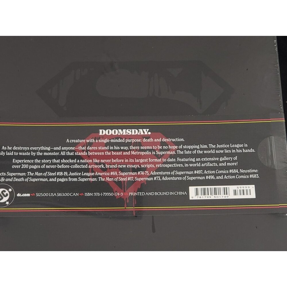 DC Comics Absolute Death of Superman Hardcover Book Market Edtion - Picture 10 of 10